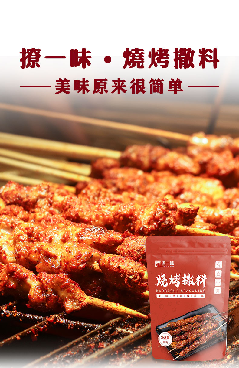 撩一味燒烤撒料調(diào)味料批發(fā)